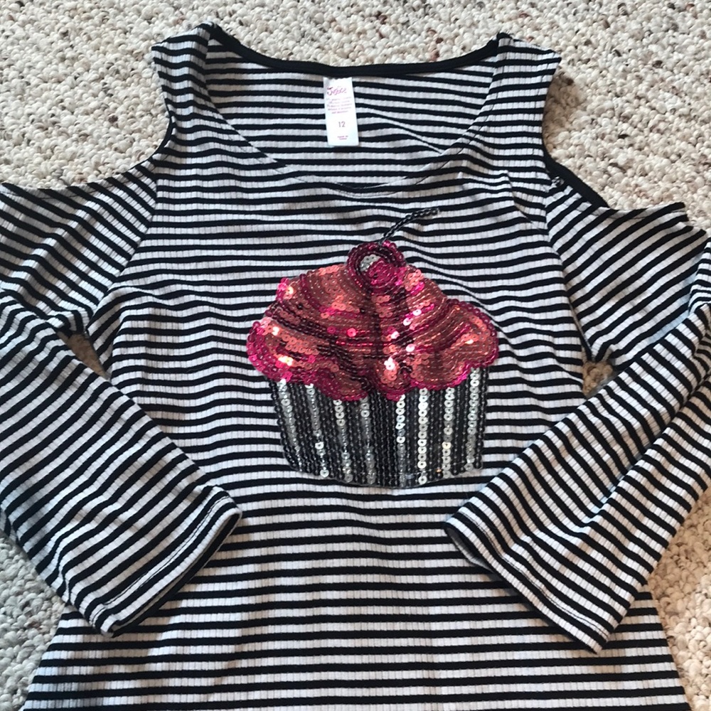 Justice 🦄 Cupcake Cold Shoulder Dress 12